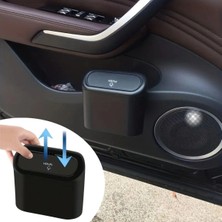 Mey İthalat Mey Ithalat®  Araç Içi Takılarak Sabitlenebilen Mini Kapaklı Çöp Kovası