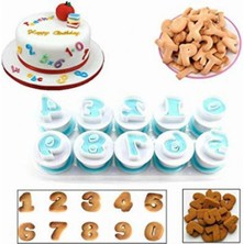 Pastry Planet Basmalı Rakam Kopat Set Plastik Malzeme ile Şeker Hamuru Figürleri İçin Uygun
