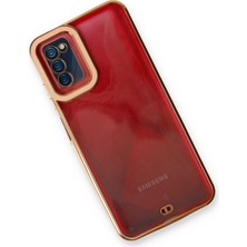 Najmaddin Newface Samsung Galaxy A03S Kılıf Liva Lens Silikon - Rose