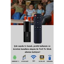 4K Ultra Hd Android TV Stick – Tak Çalıştır Akıllı TV Cihazı Android 10 İşletim Sistemi ile