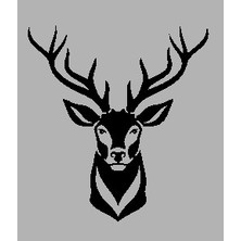 Stylmenplus Ahşap Işleme Duvar Süsü- Ceylan Başı 30 cm x 50 cm