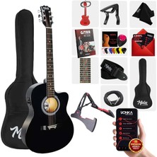 Midex RG-560BK Pack Siyah Elektro Akustik Gitar Full Set Ekolayzerli 40 İnç 4/4 Yetişkin
