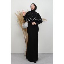 Menesa Krep Abiye Siyah