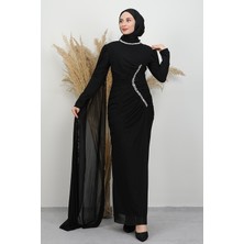 Stella Tül Abiye Siyah