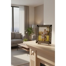 Fantastic 15X21 cm Dokuma Bordürlü Fotoğraf Çerçevesi - 3 Farklı Desen Seçeneği - 19,5X25 Dekoratif Çerçeve