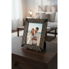 Fantastic 10X15 cm Dokuma Bordürlü Fotoğraf Çerçevesi - 5 Farklı Desen Seçeneği - 14X19 Lüks Dekoratif Çerçeve