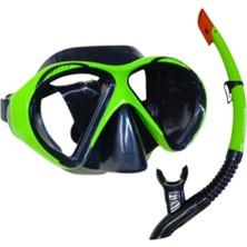 TrentCo Star Diving Dalış Maskesi ve Snorkel Yetişkin - 51711-YEŞİL (Lisinya)