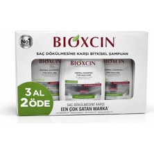 Bioxcin Saç Dökülmesine Karşı Bitkisel Şampuan 3’lü Set – Güçlendirici Saç Bakımı – Tüm Saç Tipleri Için
