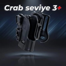Crab Seviye 3+ Güvenlikli Silah Kılıfı Sağ
