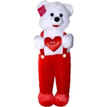 SHC4200 Mey Ithalat® 1075KR Tulumlu Ayı Kırmızı 75 cm