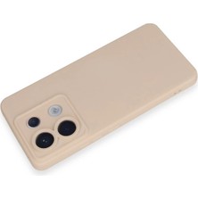 SiHako Newface Redmi Note 13 5g Kılıf Nano Içi Kadife Silikon - Pudra