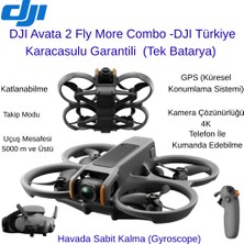 Djı Avata 2 Fly More Combo (Tek Batarya)  Djı Türkiye Karacasulu Garantili