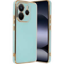 SiHako Newface Redmi Note 14 4g Kılıf Volet Silikon - Açık Yeşil