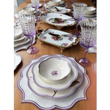 Rossev Porselen Yemek Takımı 6 Kişilik 44 Parça Alessa Antique