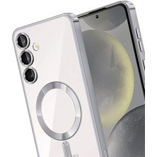 SiHako Newface Galaxy A17 5g Kross Magneticsafe Kapak - Gümüş