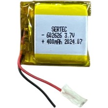 Skygo 602626 3.7V 400MAH Li-Polymer Pil DEVRELI/1.5A