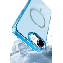 SiHako Newface Iphone 16E Live Diamond Magsafe Kapak - Şeffaf