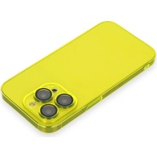 SiHako Newface Iphone 14 Kılıf Armada Lensli Kapak - Sarı