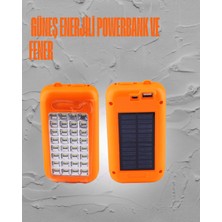 SiHako Güneş Enerjili LED Işıldak – 10000 Mah, Su Geçirmez, 32 Led, Taşınabilir Tasarım