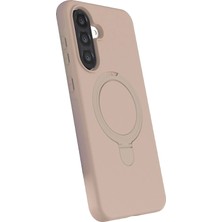 SiHako Newface Galaxy A56 Magsafe Standlı Kapak - Çöl Titanyum