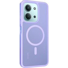 SiHako Redmi 15C 4g Jota Magsafe Kapak - Lila