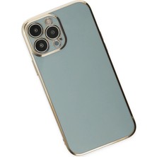 Najmaddin Newface Iphone 14 Pro Kılıf Volet Silikon - Açık Yeşil