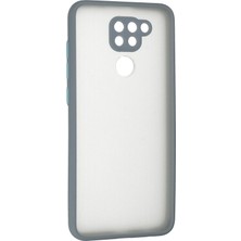 SiHako Newface Redmi Note 9 Kılıf Montreal Silikon Kapak - Gri