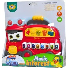 Flamex 855-109D Pilli Müzikli Otobüs -Zrv