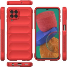 Najmaddin Newface Samsung Galaxy M33 Kılıf Optimum Silikon - Kırmızı