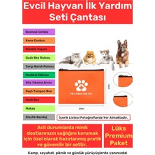 Carlburn Premium Kamp Seyahat Günlük Dolaşım Piknik Evcil Hayvan Kedi Köpek Ilk Yardım Seti Çantası