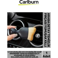 Carlburn Premium Ince Telli Zarar Vermeyen Ultra Yumuşak Saplı Araba Detay Temizlik Fırçası Yumuşak Sık Kıllı