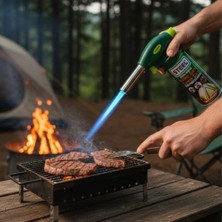 Tp Buğz Yumurcak Shop® Outdoor Kamp, Piknik ve Tamir Işleri Için Kamp Gazı Seti – Taşınabilir Pürmüz Alev Tabancası ve Yüksek Performanslı Gaz Kartuşu