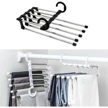 Tp Buğz Hareketli Dolap Içi Pantolon Kravat Şal Askı Sistemi Düzenleyici Katmanlı Askılık Organizer