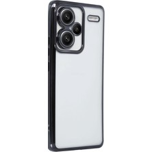 SiHako Newface Redmi Note 13 Kılıf Lensli Silikon - Siyah