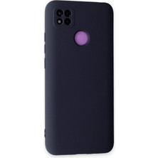 SiHako Newface Redmi 9c Kılıf Nano Içi Kadife Silikon - Lacivert