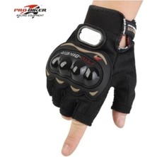 Probiker Korumalı Yarım Eldiven Siyah XXL – Motosiklet Scooter Eldiveni