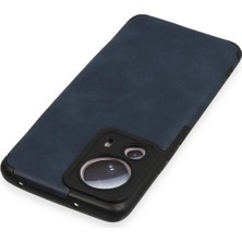 SiHako Newface Mi 13 Lite Kılıf Loop Deri Silikon - Lacivert