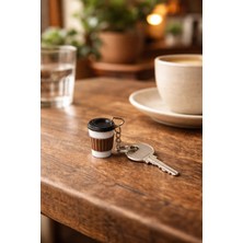 Kahve Bardağı Anahtarlık & Çanta Süsü & Hediyelik 