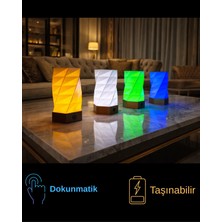 İNOSORUS Dekoratif Masa Lambası Dokunmatik Gece Lambası Taşınabilir Yeşil