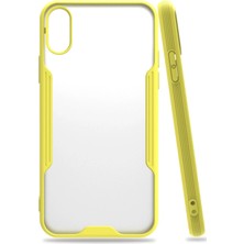 SiHako Newface Iphone x Kılıf Platin Silikon - Sarı