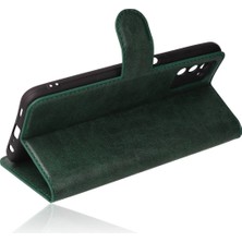 SiHako Newface Galaxy A03S Kılıf S Kapaklı Kılıf - Yeşil