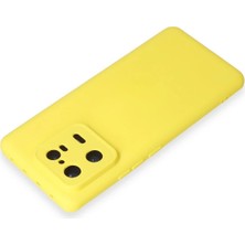 SiHako Newface Mi 13 Kılıf Nano Içi Kadife Silikon - Sarı