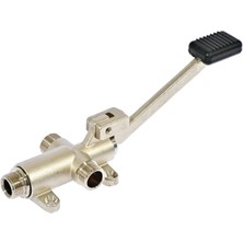 Ayak Basmalı Çift Su Girişli Musluk Pedalı