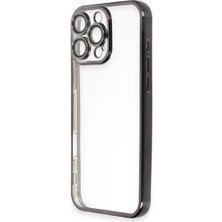 SiHako Newface Iphone 16 Kılıf Lensli Silikon - Siyah