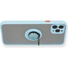 SiHako Newface Iphone 11 Kılıf Montreal Yüzüklü Silikon Kapak - Buz