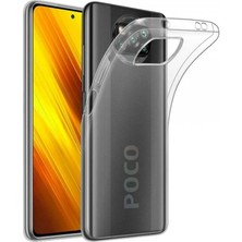 SiHako Newface Pocophone X3 Kılıf Lüx Şeffaf Silikon