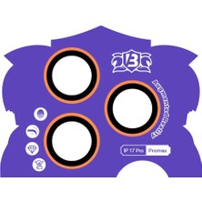 SiHako Newface Iphone 17 Bilvis Titan Kamera Lens - Turuncu