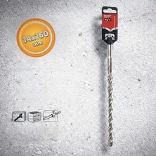 Milwaukee 7078 Sds Plus 2 Elmaslı Beton Delme Matkap Ucu 14X160 mm