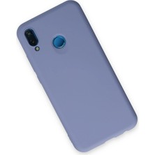 SiHako Newface P20 Lite Kılıf Nano Içi Kadife Silikon - Lila