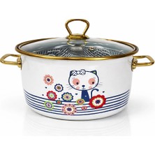 Pr Home Kitty Emaye Kızartma Tenceresi 22 cm